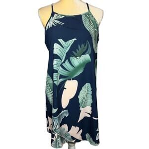 Tropical Print Dress, M